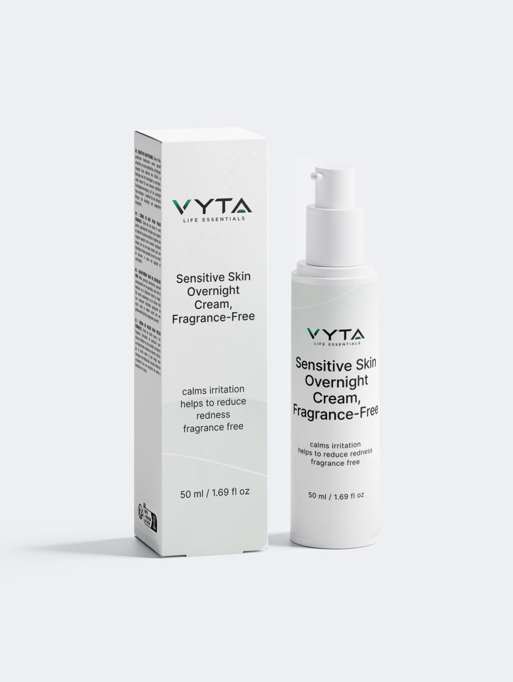 Sensitive Skin Overnight Cream, Fragrance-Free