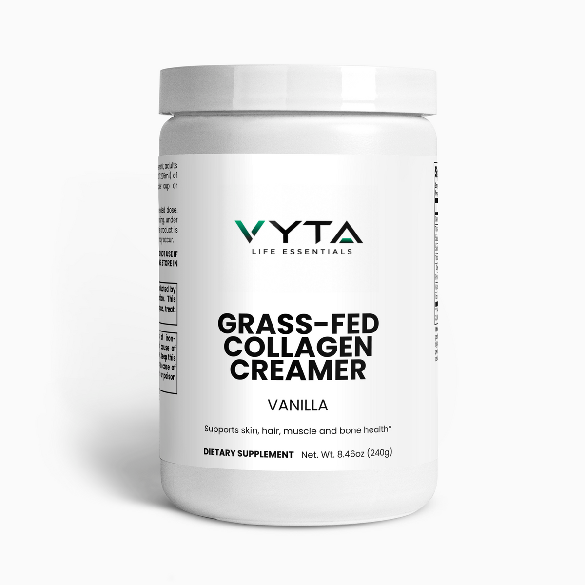 Grass-Fed Collagen Creamer (Vanilla)
