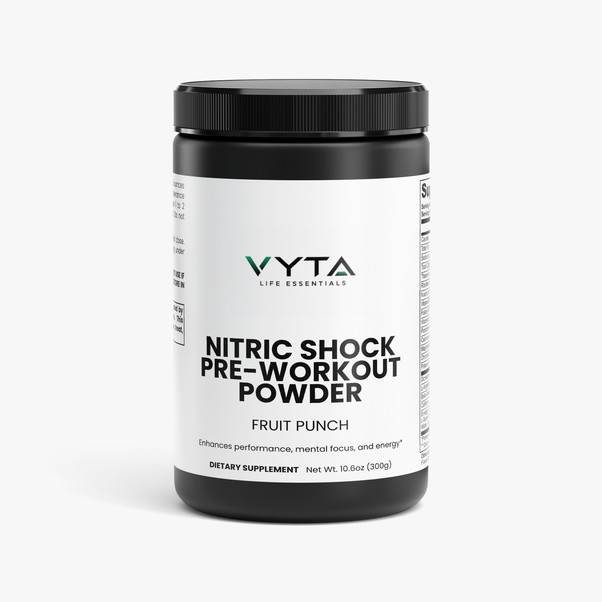 Nitric Shock Pre-Workout Powder (Fruit Punch)