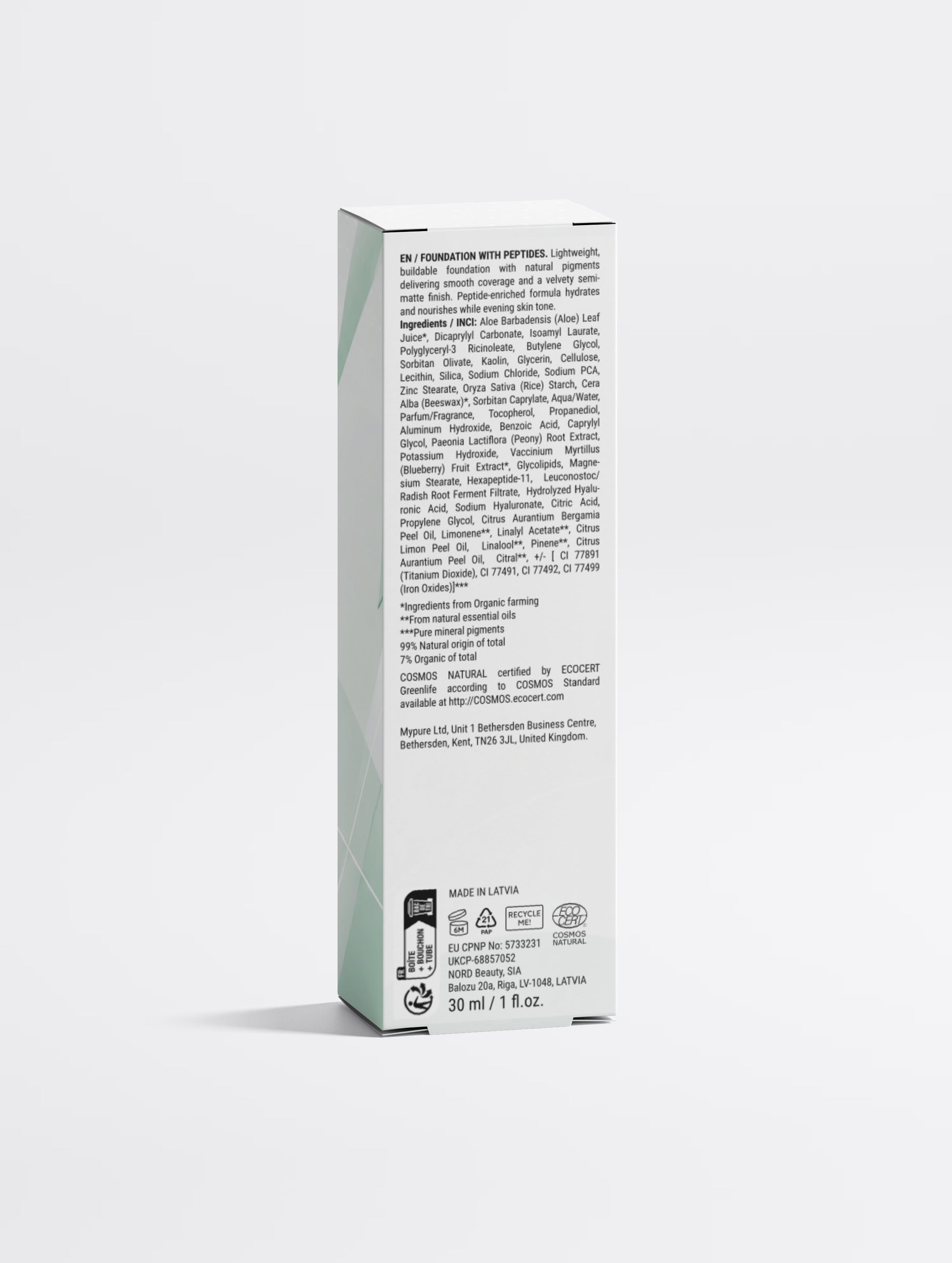 Foundation with Peptides, 20 Medium Neutral