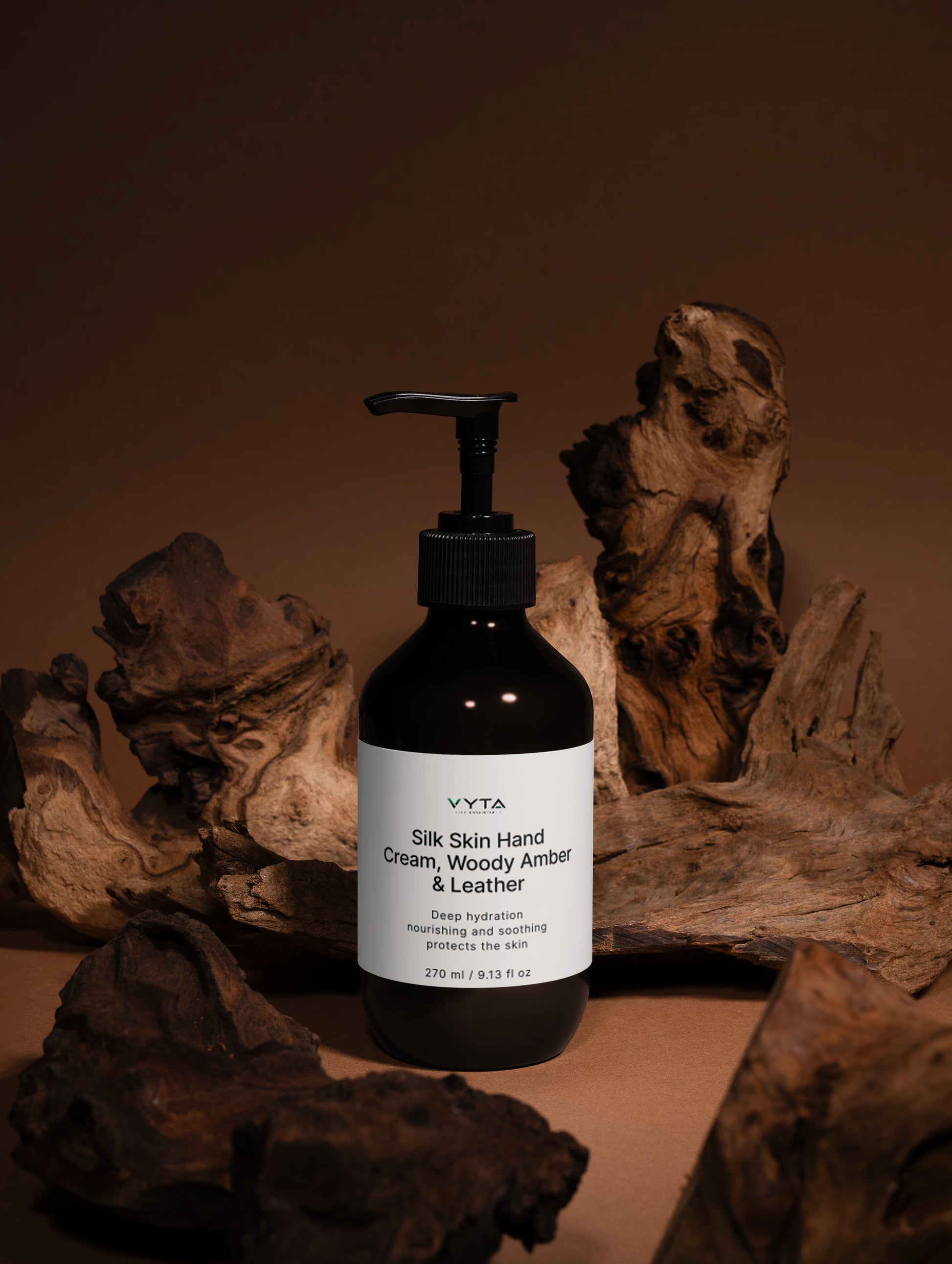 Silk Skin Hand Cream, Woody Amber & Leather