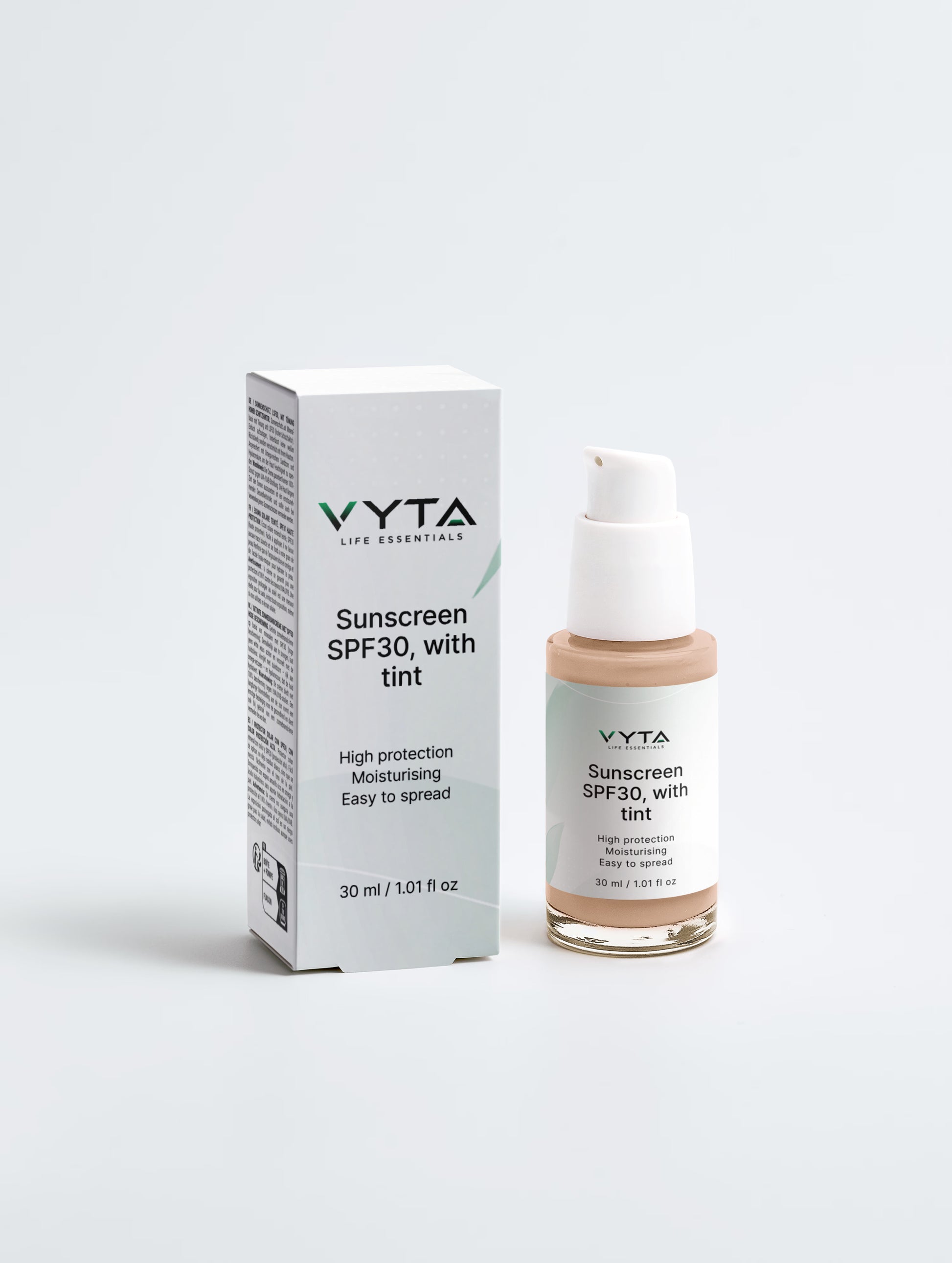 Sunscreen SPF30, with tint