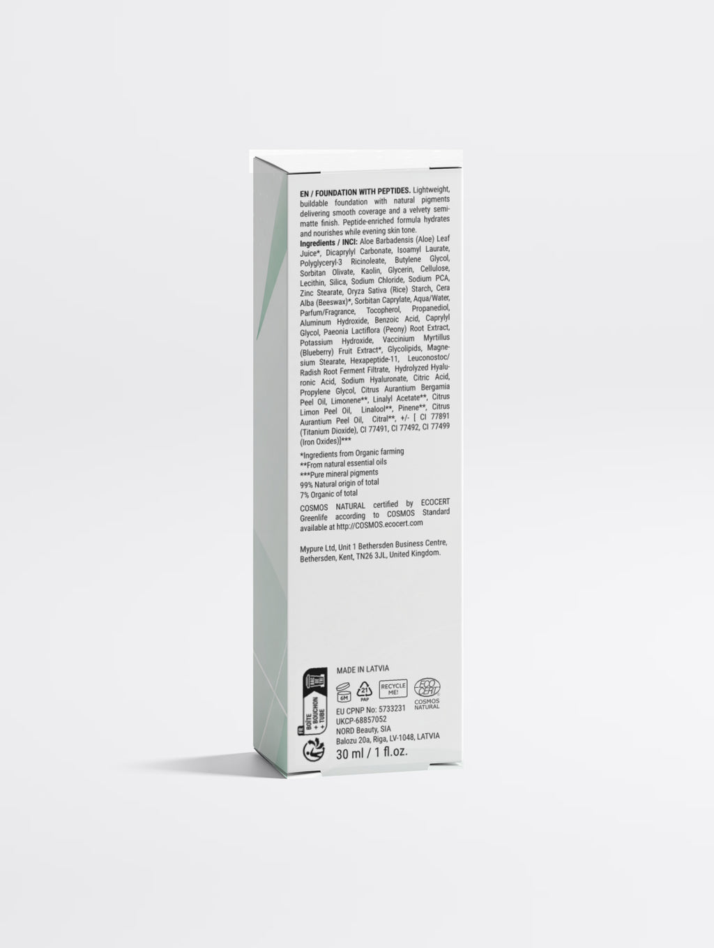 Foundation with Peptides,  25 Medium Warm