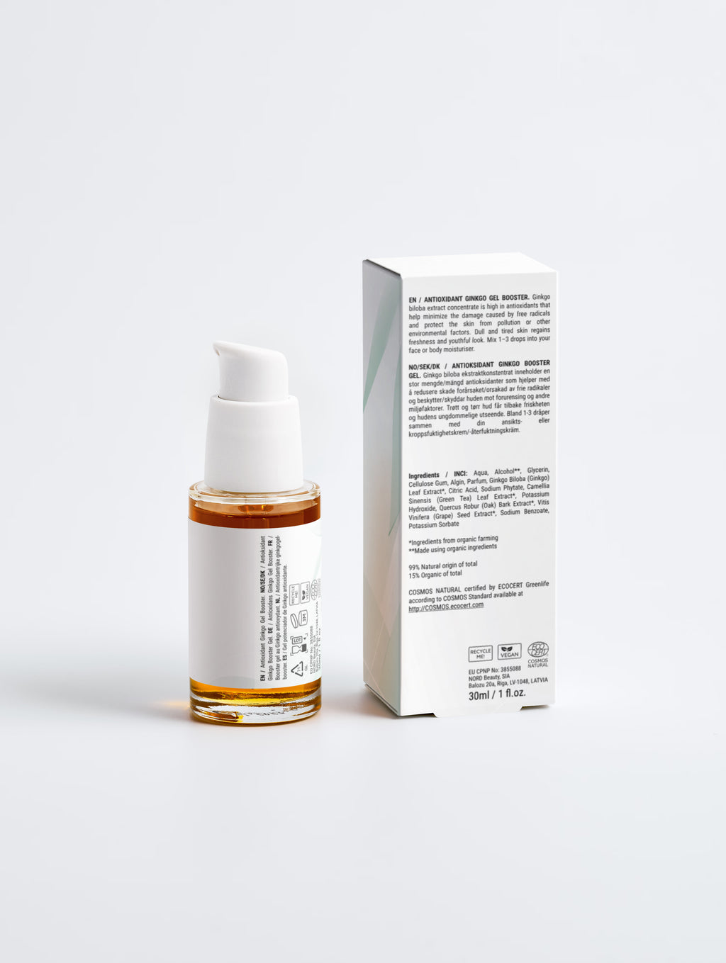 Antioxidant Ginkgo Gel Booster
