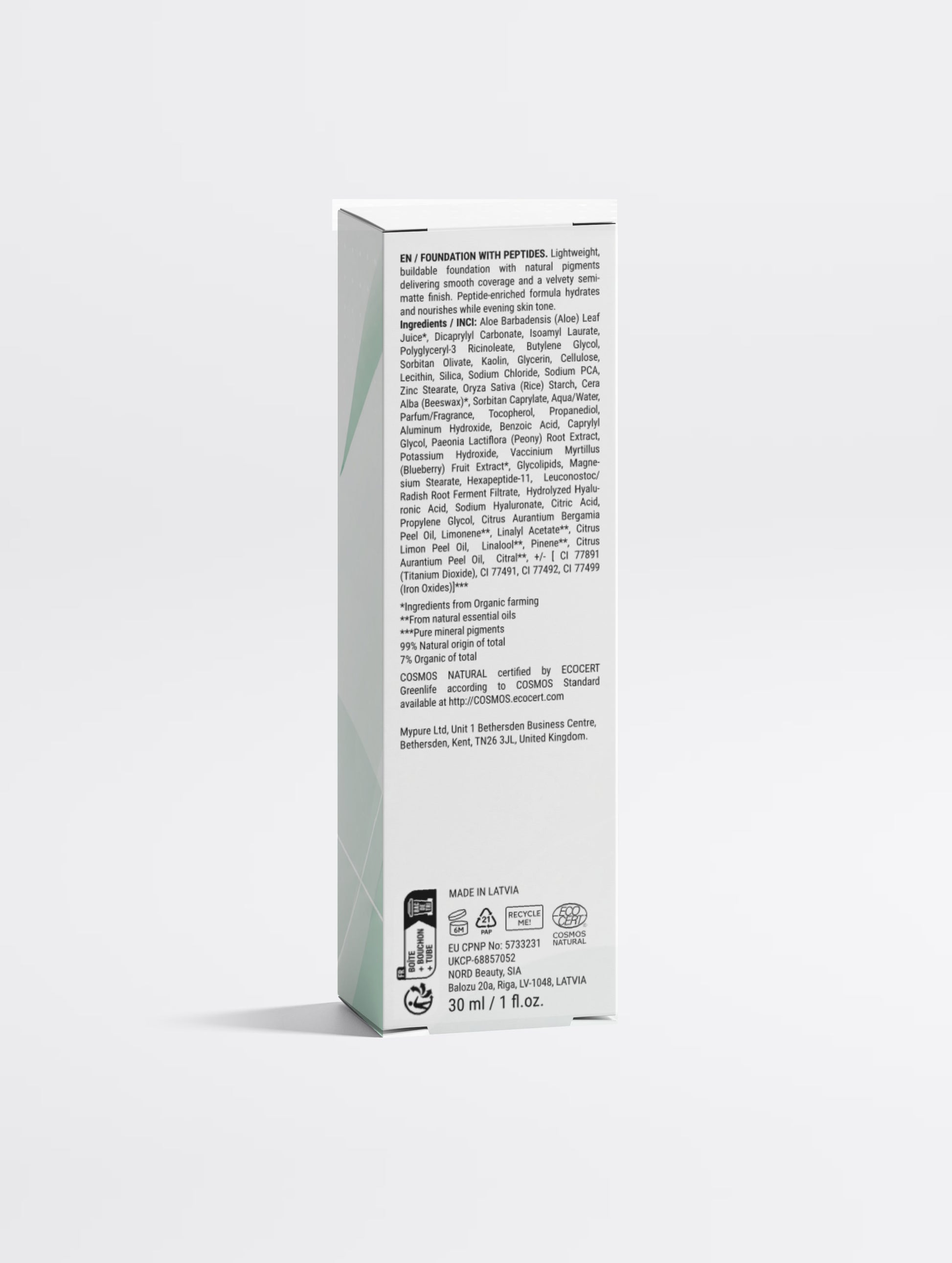 Foundation with Peptides, 50 Deep Cool