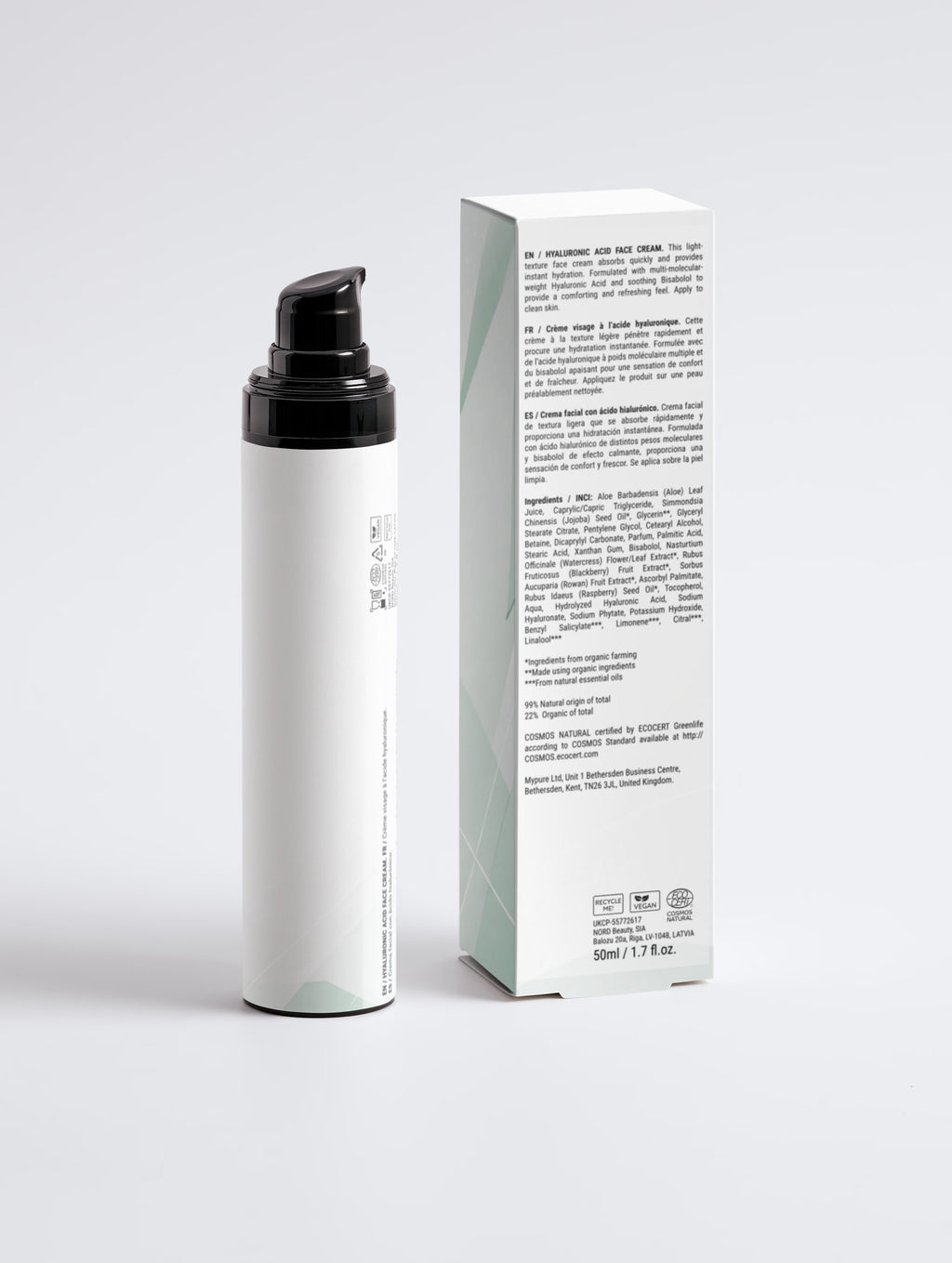 Hyaluronic Acid Face Cream for Men