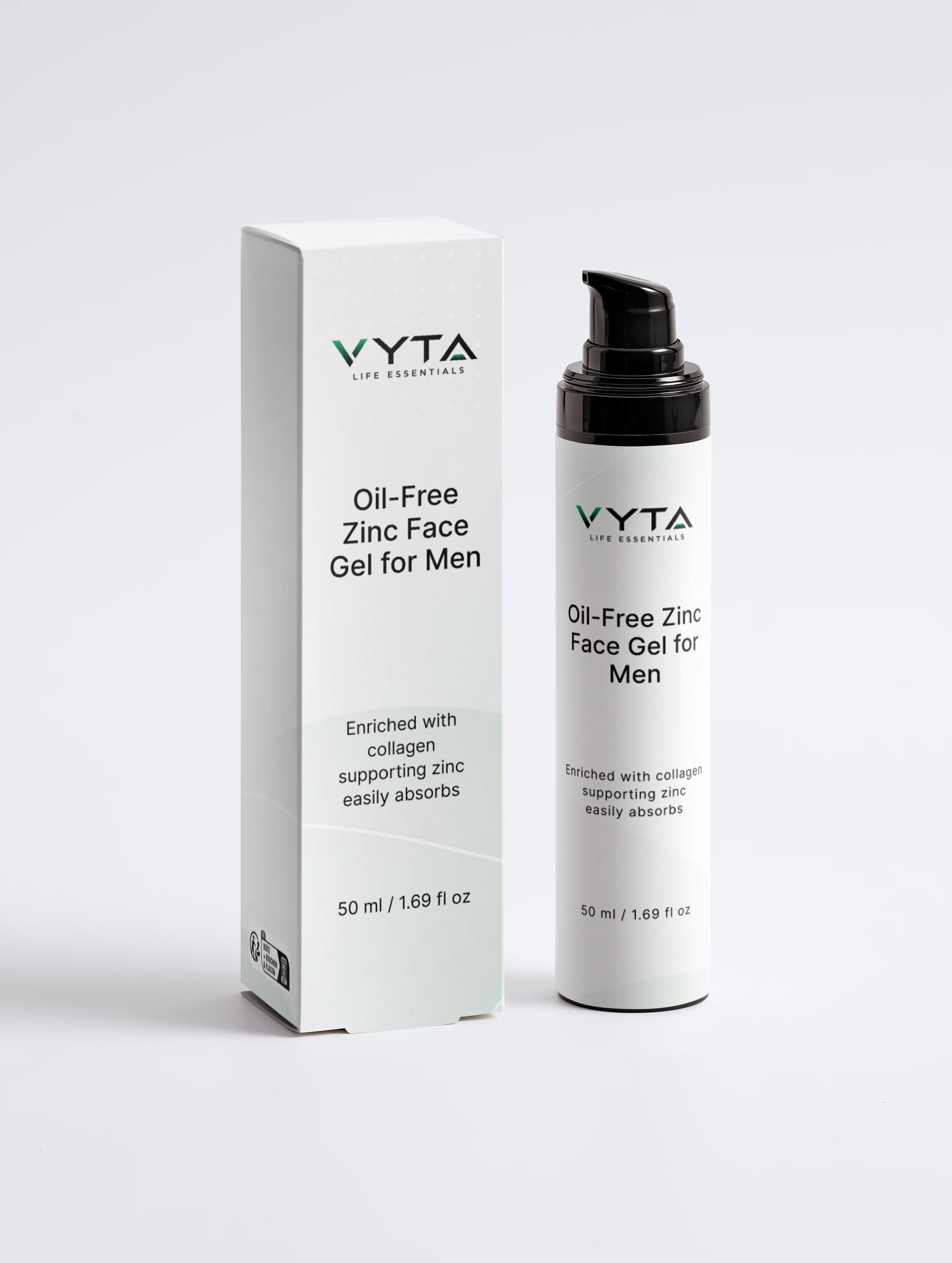 Oil-Free Zinc Face Gel for Men